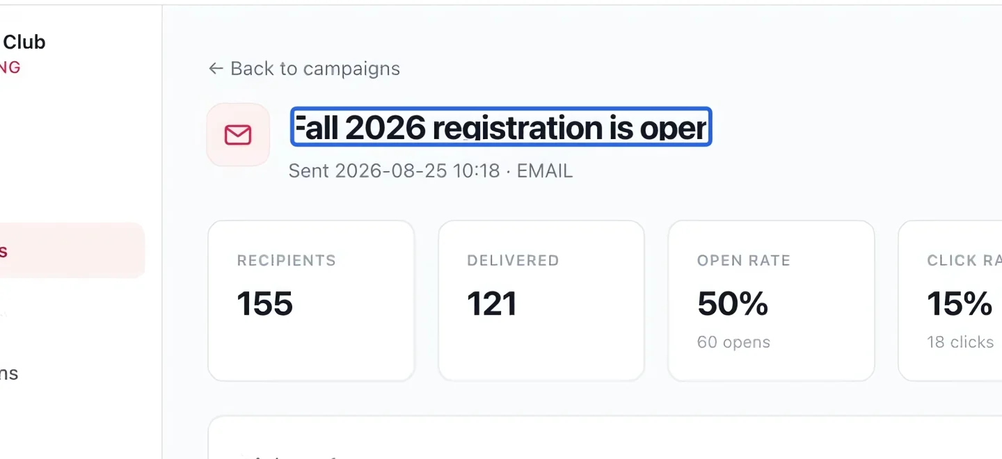 Screenshot: Read the results. The blue outlines identify the controls described in this step.