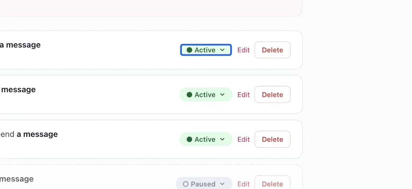 Screenshot: Pause when needed. The blue outlines identify the controls described in this step.