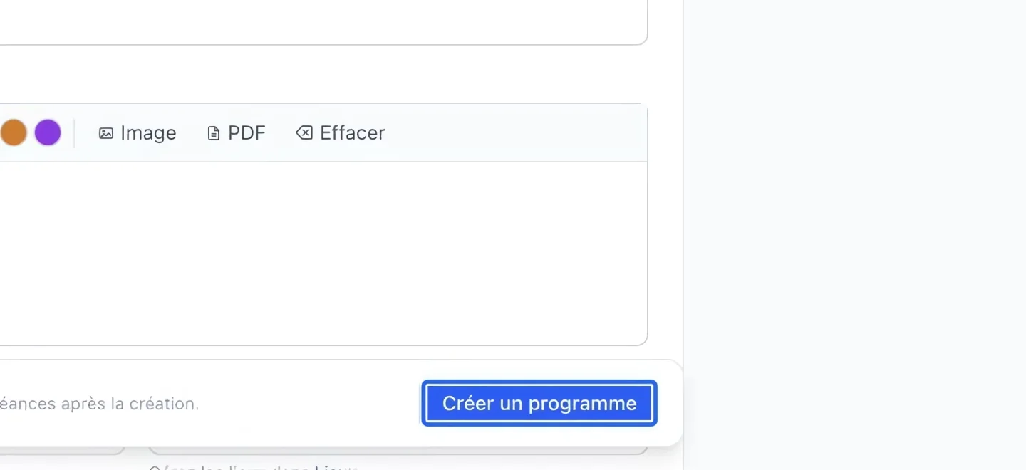 Capture : Enregistrer le brouillon. Les cadres bleus indiquent les commandes décrites dans cette étape.