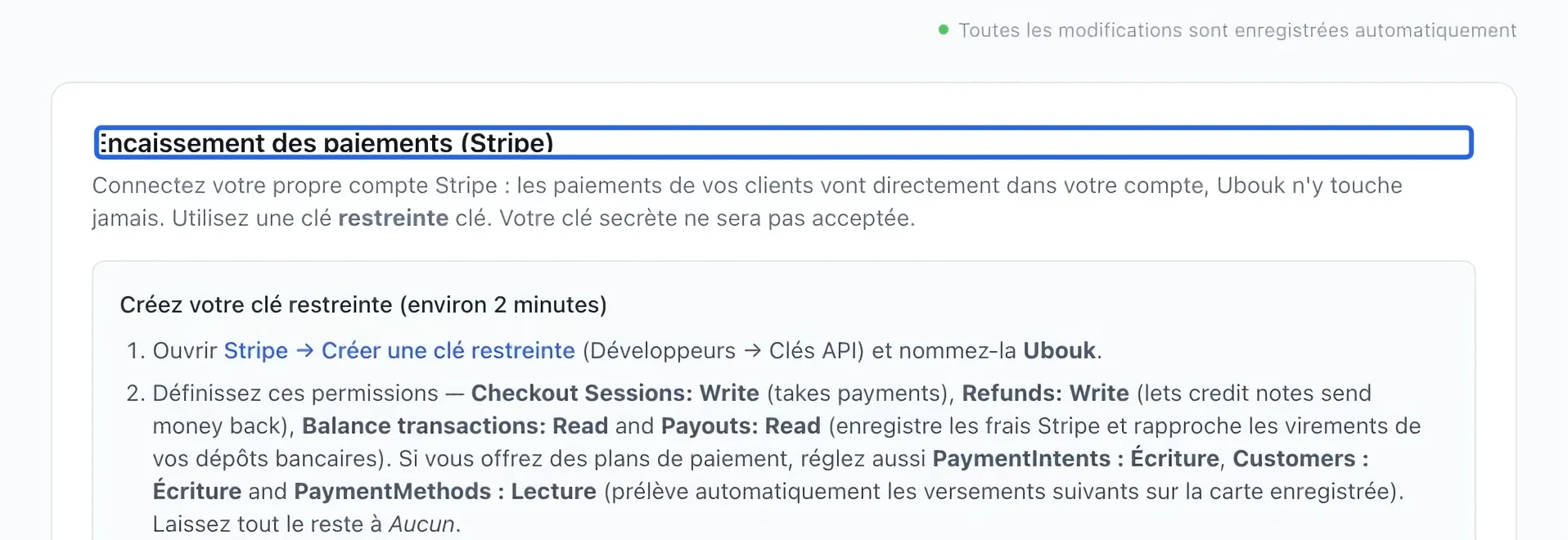 Capture : Comprendre les nouvelles vérifications. Les cadres bleus indiquent les commandes décrites dans cette étape.